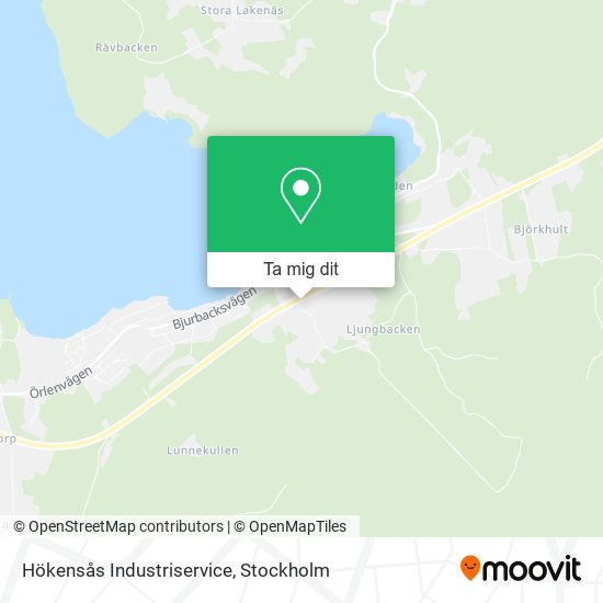 Hökensås Industriservice karta
