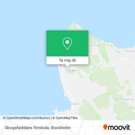 Skogshyddans förskola karta