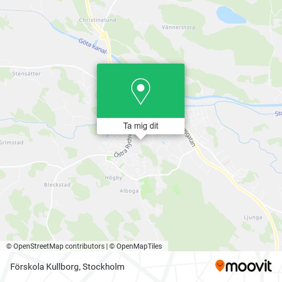 Förskola Kullborg karta
