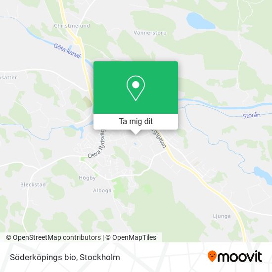Söderköpings bio karta