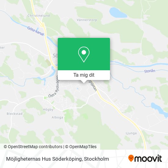 Möjligheternas Hus Söderköping karta