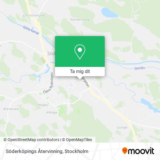Söderköpings Återvinning karta