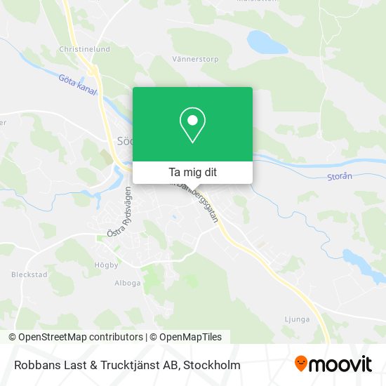 Robbans Last & Trucktjänst AB karta