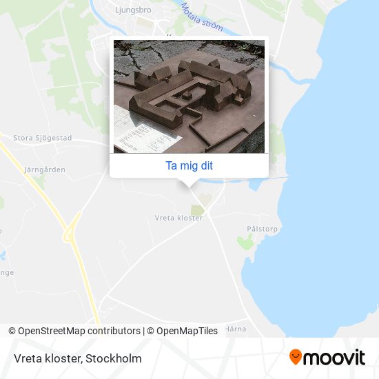 Vreta kloster karta