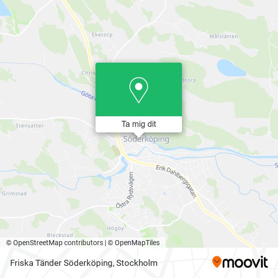 Friska Tänder Söderköping karta