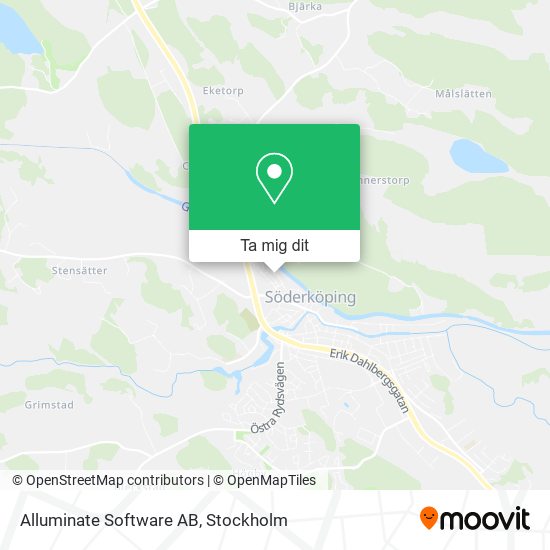 Alluminate Software AB karta