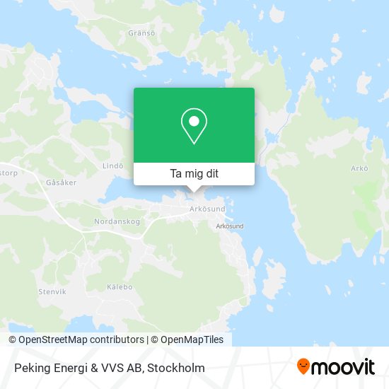 Peking Energi & VVS AB karta