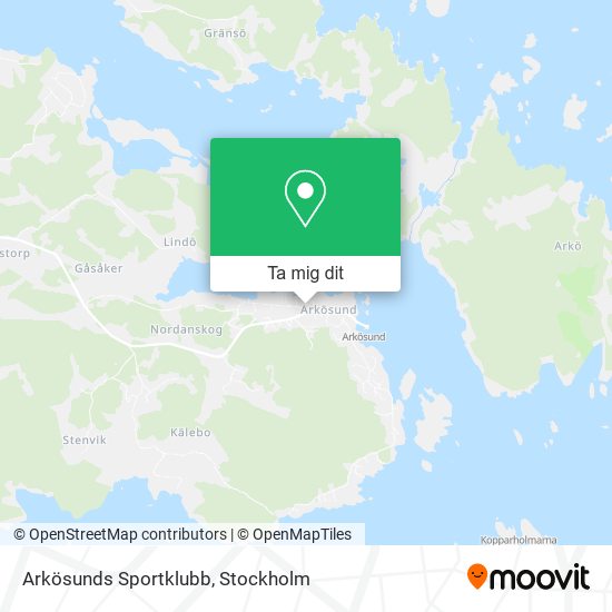 Arkösunds Sportklubb karta