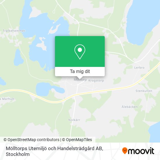 Mölltorps Utemiljö och Handelsträdgård AB karta