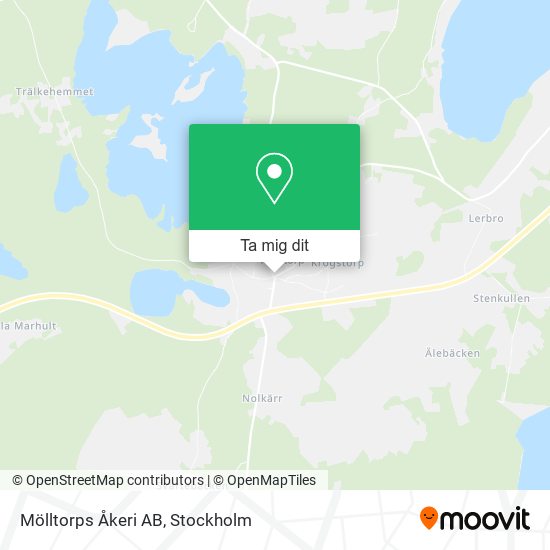 Mölltorps Åkeri AB karta