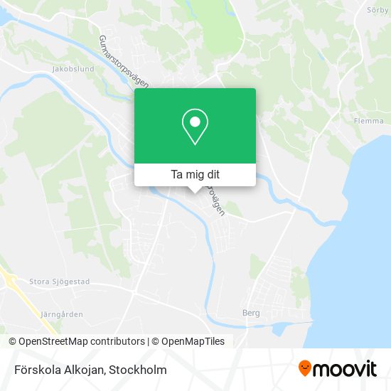 Förskola Alkojan karta