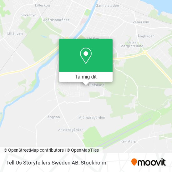 Tell Us Storytellers Sweden AB karta