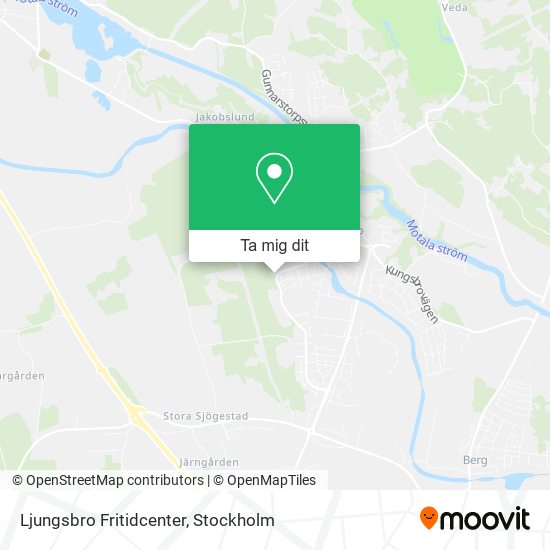 Ljungsbro Fritidcenter karta