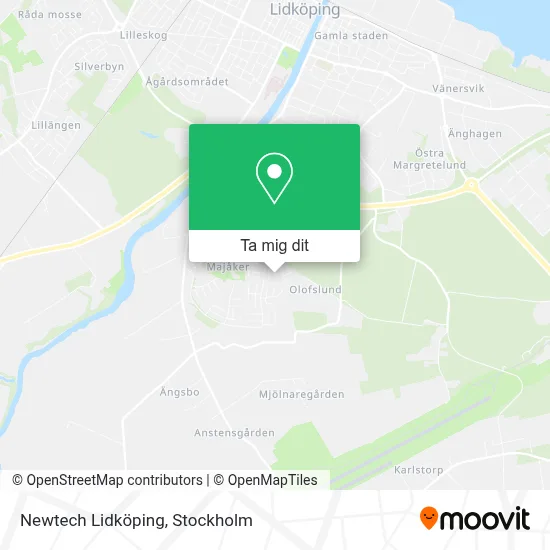 Newtech Lidköping karta
