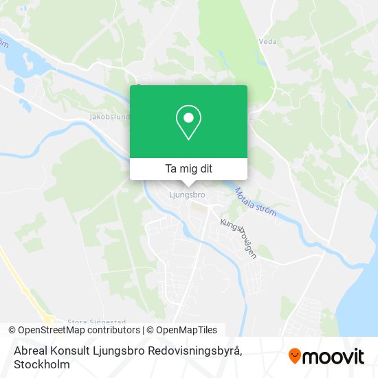 Abreal Konsult Ljungsbro Redovisningsbyrå karta
