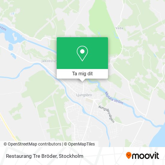 Restaurang Tre Bröder karta