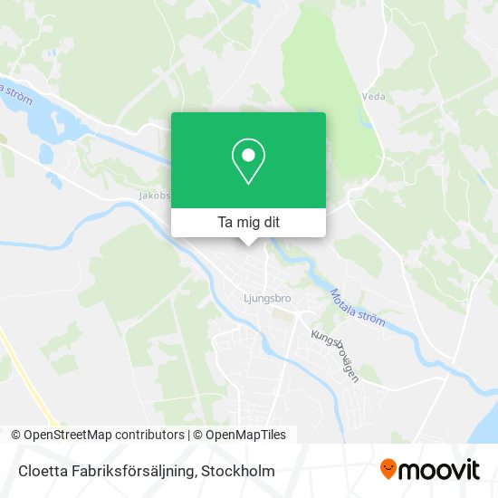 Cloetta Fabriksförsäljning karta