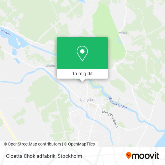 Cloetta Chokladfabrik karta