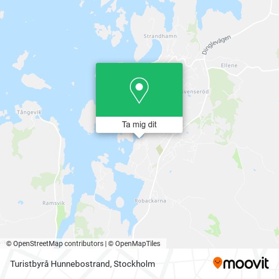 Turistbyrå Hunnebostrand karta