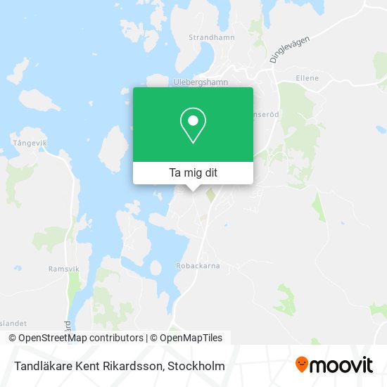 Tandläkare Kent Rikardsson karta