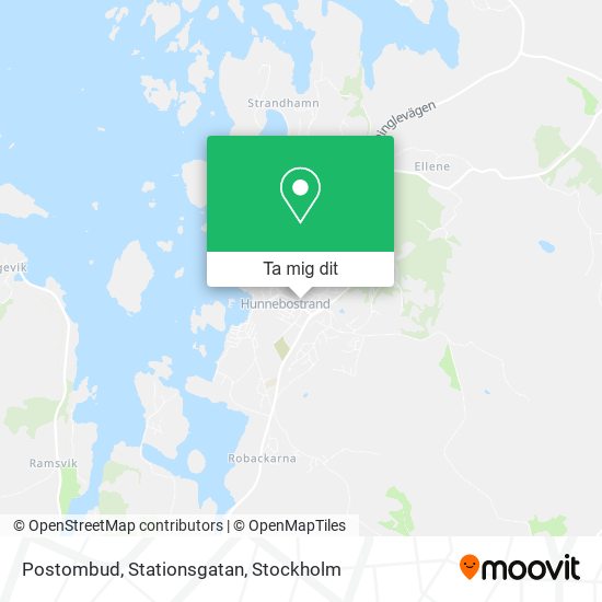 Postombud, Stationsgatan karta