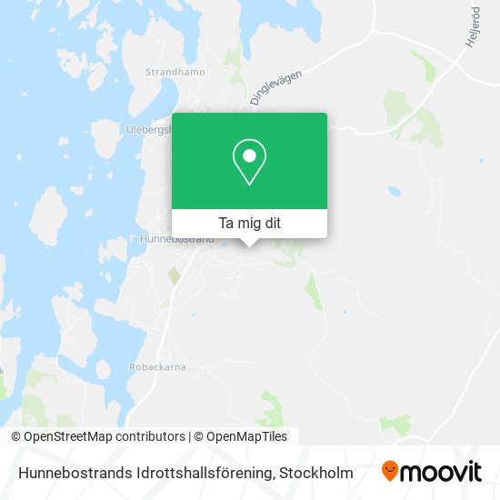 Hunnebostrands Idrottshallsförening karta