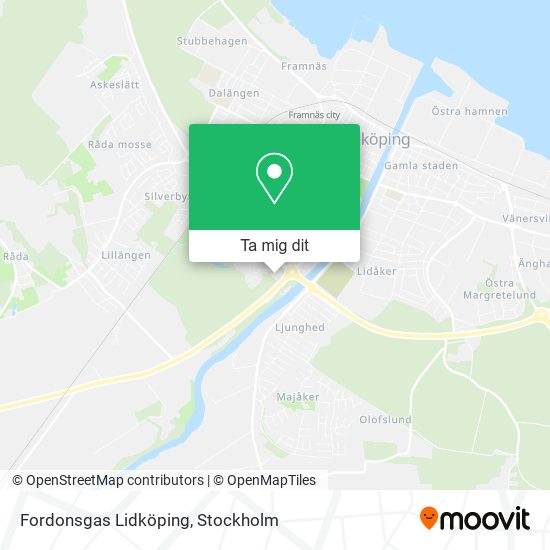 Fordonsgas Lidköping karta