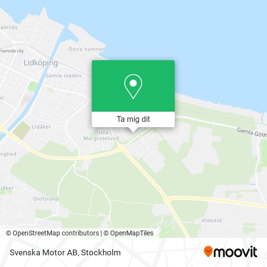 Svenska Motor AB karta