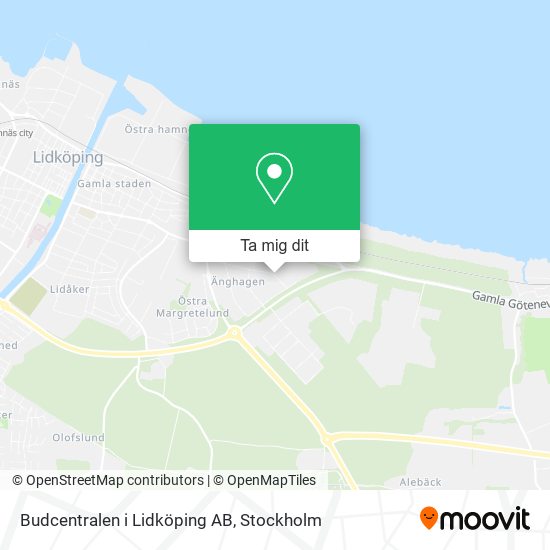 Budcentralen i Lidköping AB karta