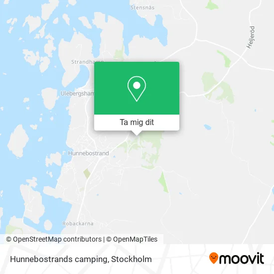 Hunnebostrands camping karta