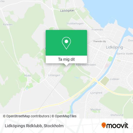 Lidköpings Ridklubb karta