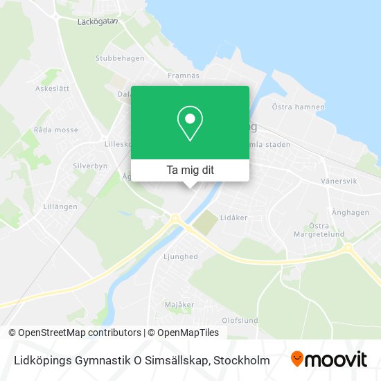 Lidköpings Gymnastik O Simsällskap karta