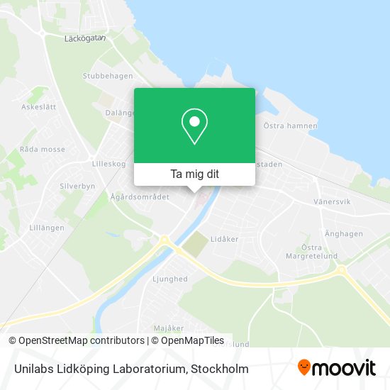 Unilabs Lidköping Laboratorium karta