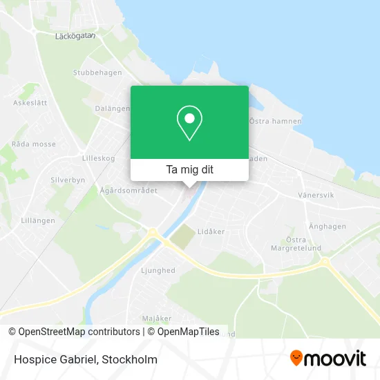 Hospice Gabriel karta