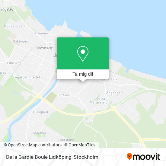 De la Gardie Boule Lidköping karta