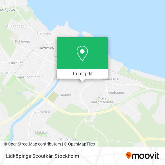 Lidköpings Scoutkår karta