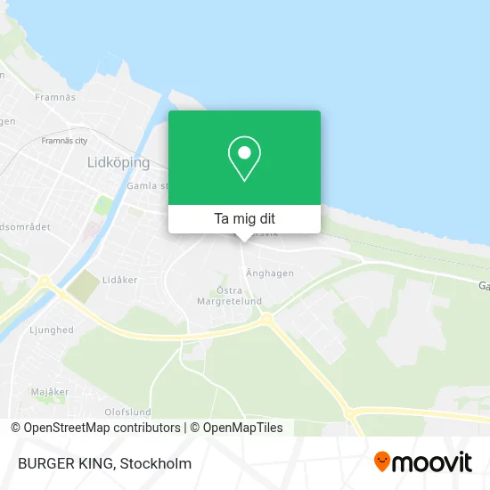BURGER KING karta