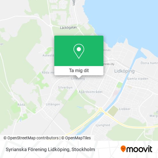 Syrianska Förening Lidköping karta
