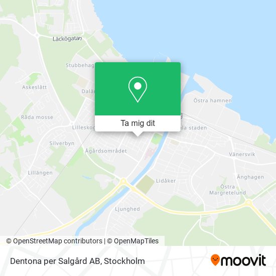 Dentona per Salgård AB karta