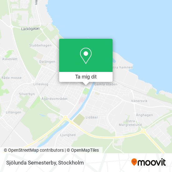 Sjölunda Semesterby karta