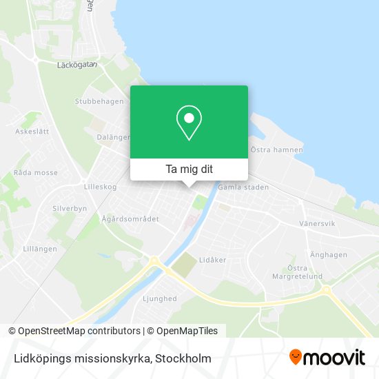 Lidköpings missionskyrka karta