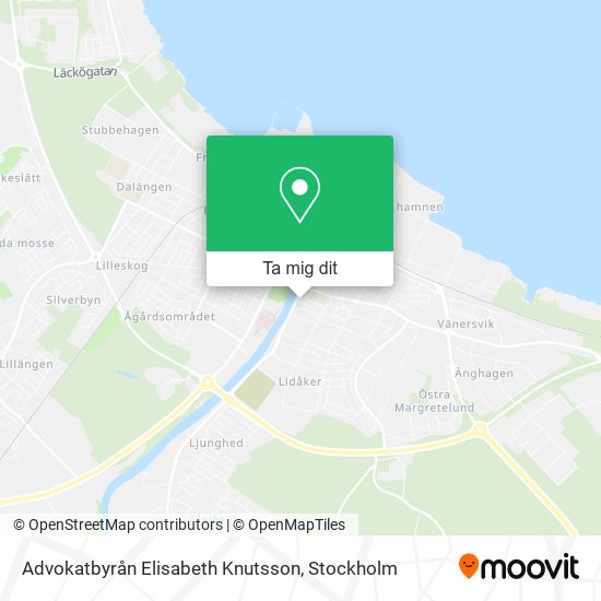 Advokatbyrån Elisabeth Knutsson karta