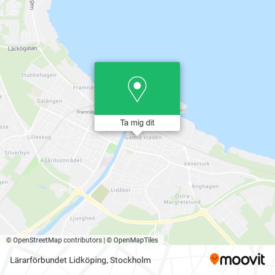 Lärarförbundet Lidköping karta