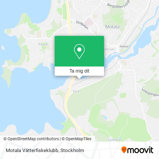 Motala Vätterfiskeklubb karta