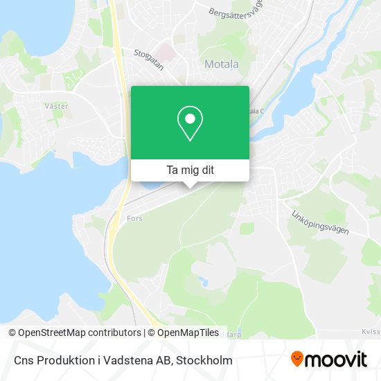 Cns Produktion i Vadstena AB karta