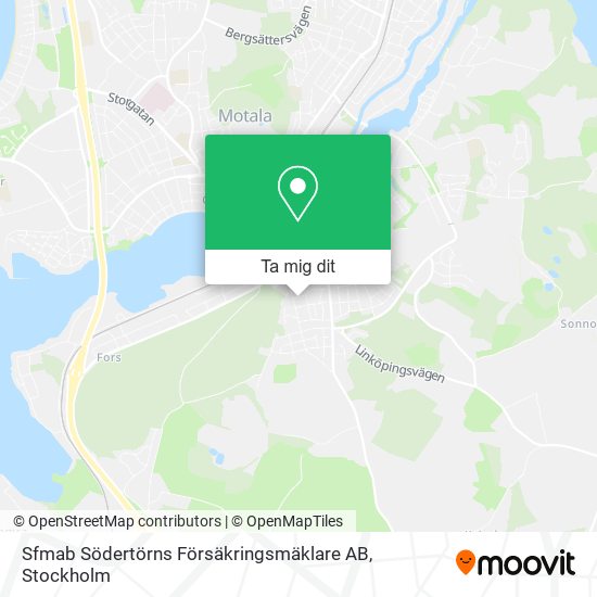 Sfmab Södertörns Försäkringsmäklare AB karta
