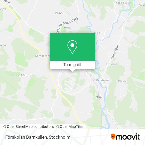 Förskolan Barnkullen karta