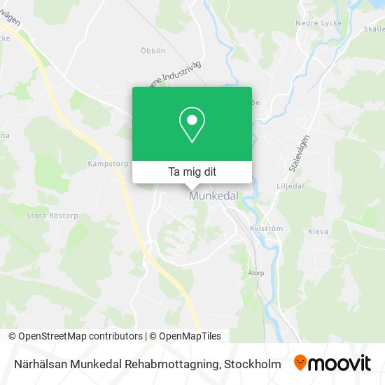 Närhälsan Munkedal Rehabmottagning karta