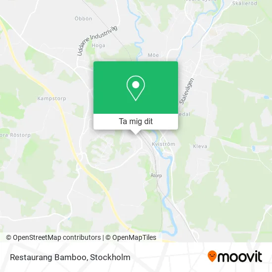 Restaurang Bamboo karta