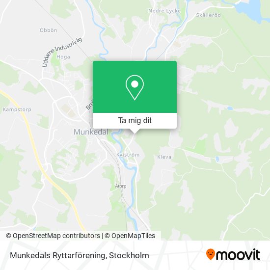 Munkedals Ryttarförening karta